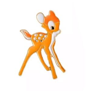 Bambi Deer Enamel Pin Cute Cartoon Animal Brooch
